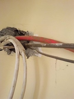 Conduits pipe work